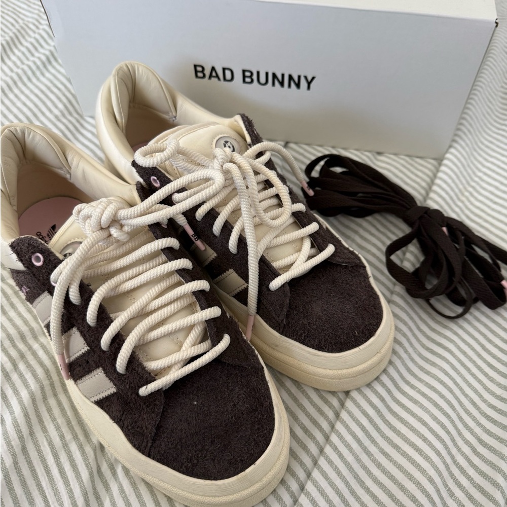 adidas Women's Sneakers in Brown and Cream